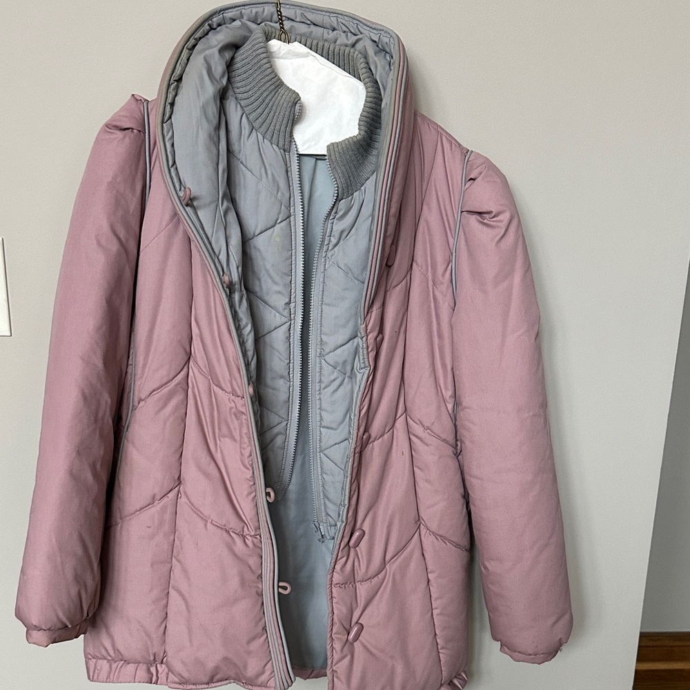 Women's Pink Quilted Jacket